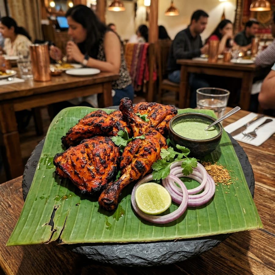 Tandoori chicken at The Butter Beats